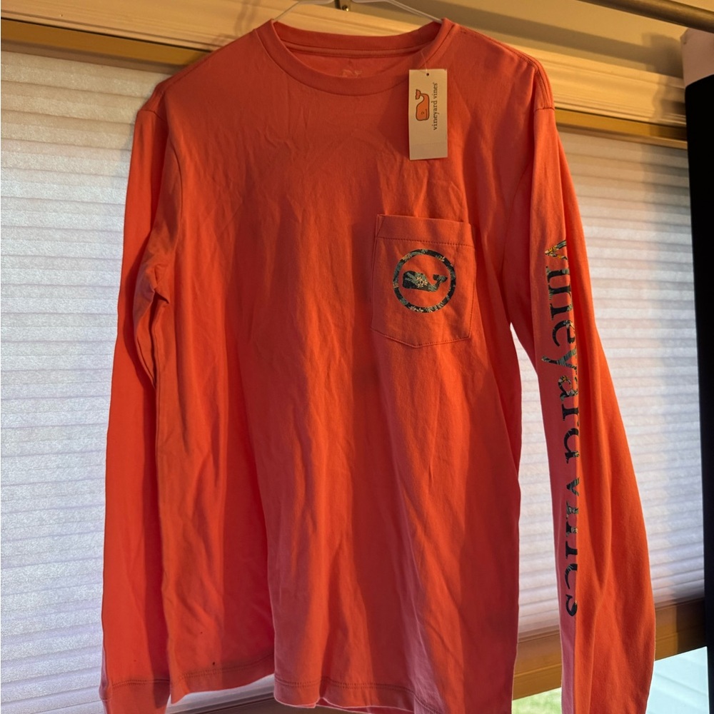 Vineyard Vines Men’s Long-Sleeve Pocket Tee - pink